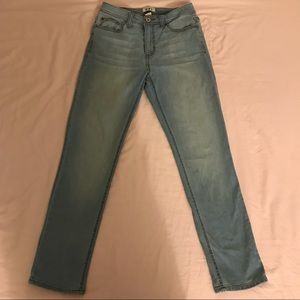 Mid Rise Blue Jeans